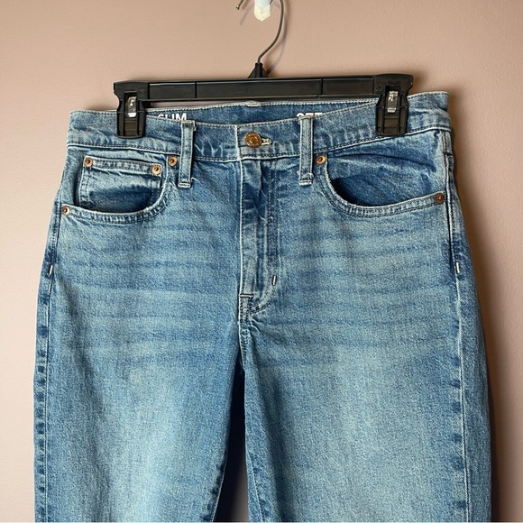 J Crew Slim Boyfriend Jean Tinted Indigo Wash 27T 27 Tall - Picture 3 of 13